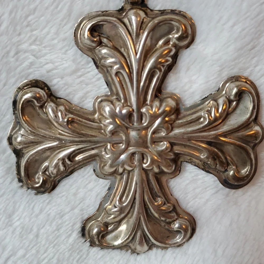 VTG Reed & Barton 1994 Sterling Christmas Cross
